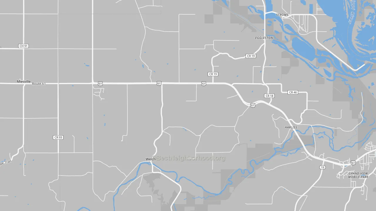 Transit Grade map of 55089, MN