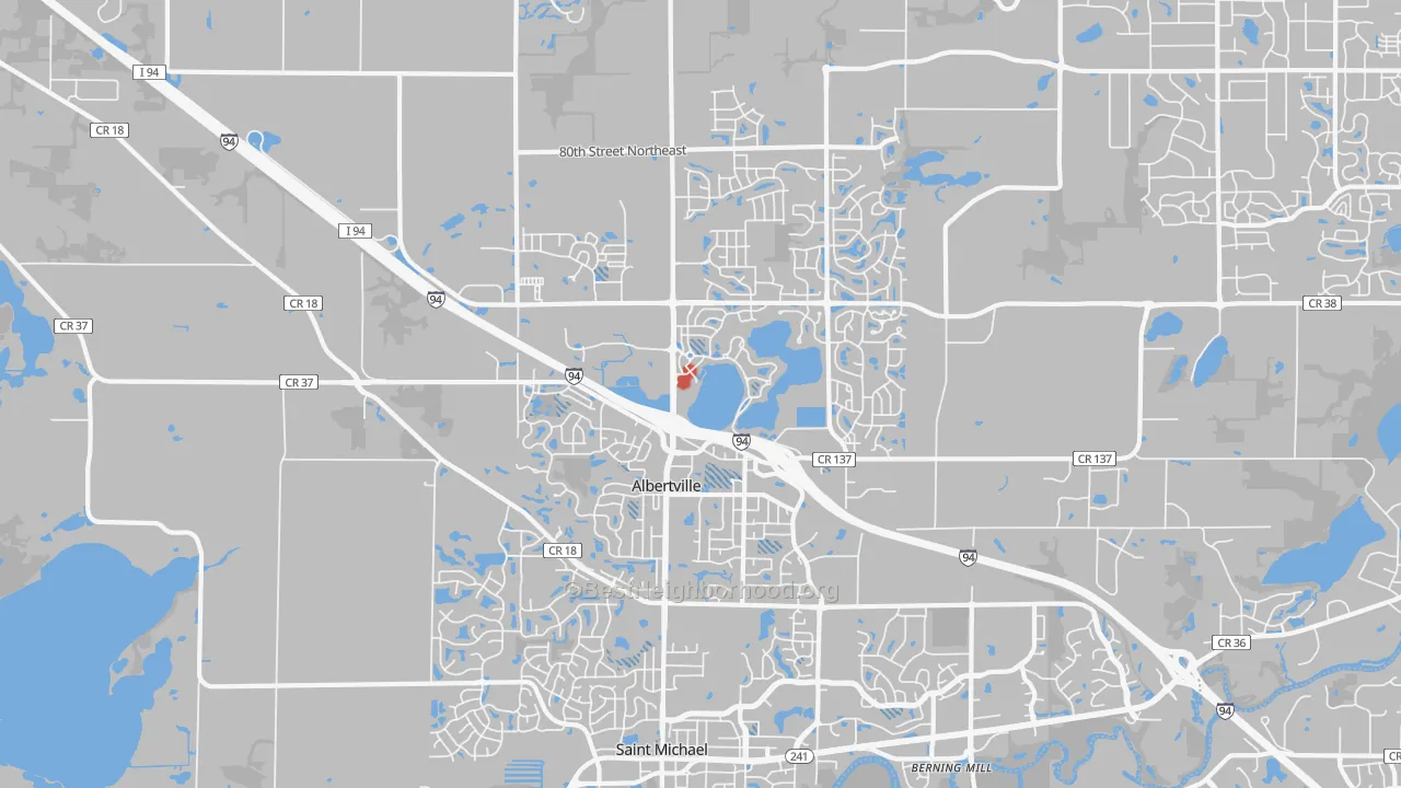 Transit Grade map of 55301, MN