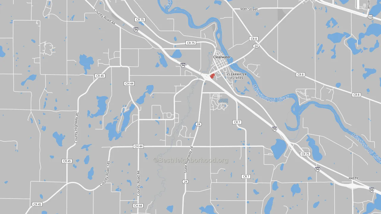 Transit Grade map of 55320, MN