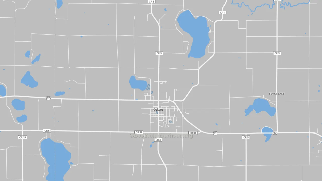 Transit Grade map of 55321, MN
