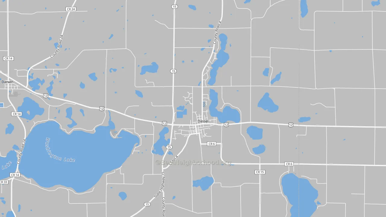 Transit Grade map of 55325, MN