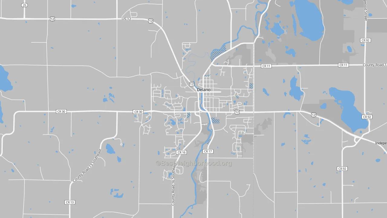 Transit Grade map of 55328, MN