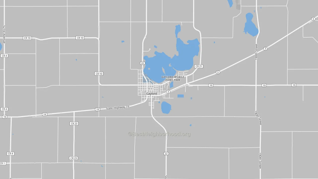 Transit Grade map of 55334, MN