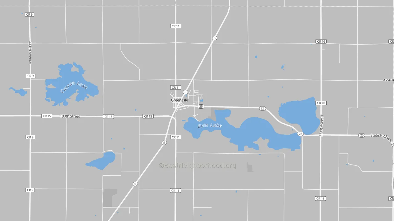 Transit Grade map of 55338, MN