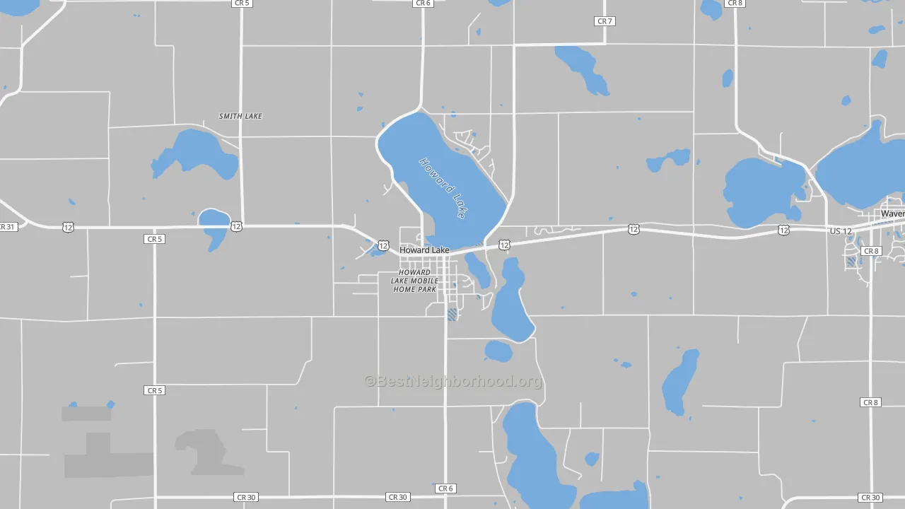 Transit Grade map of 55349, MN