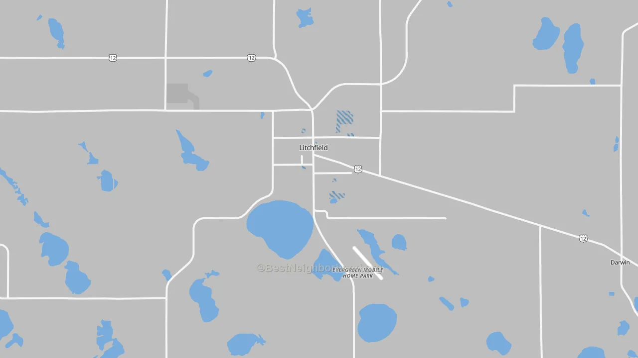 Transit Grade map of 55355, MN