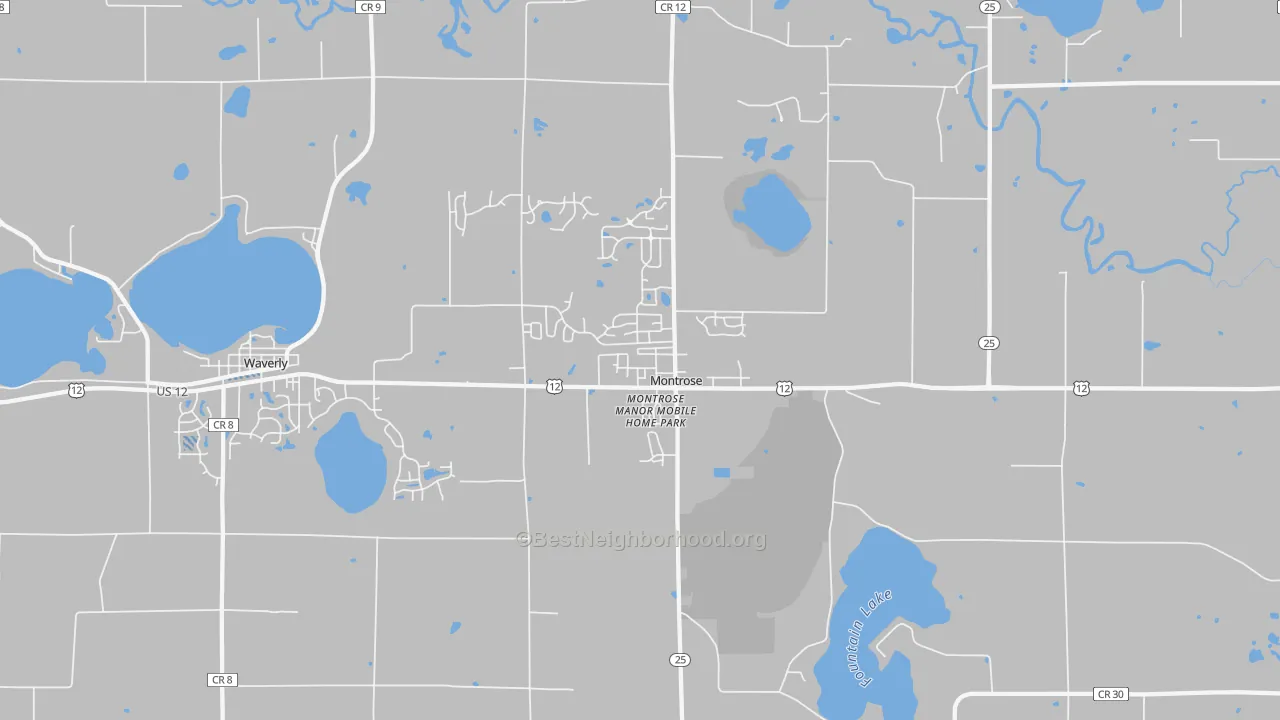 Transit Grade map of 55363, MN