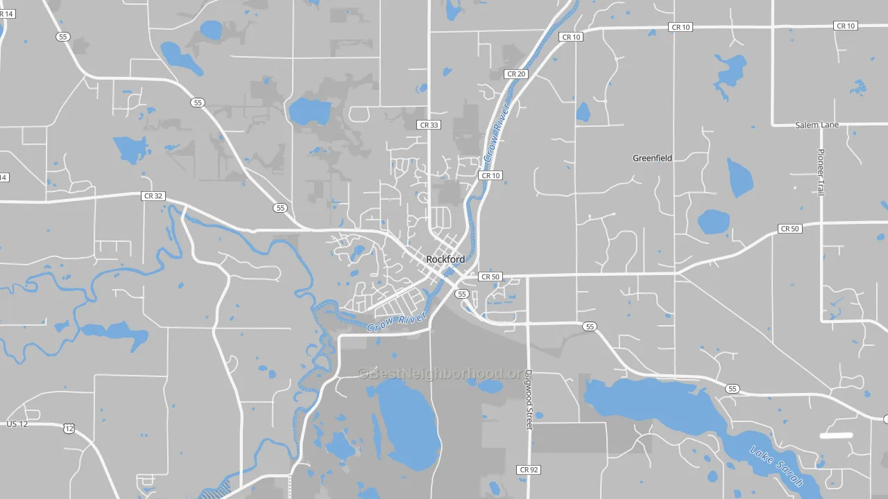 Transit Grade map of 55373, MN