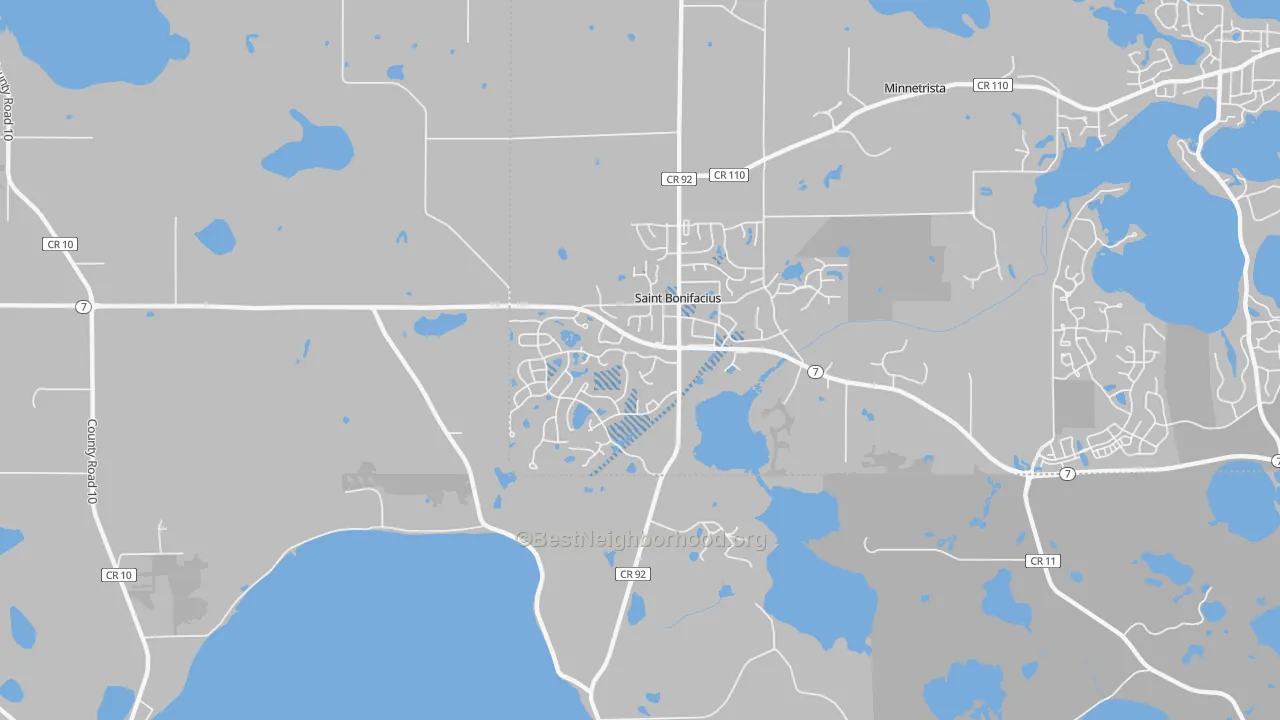 Transit Grade map of 55375, MN