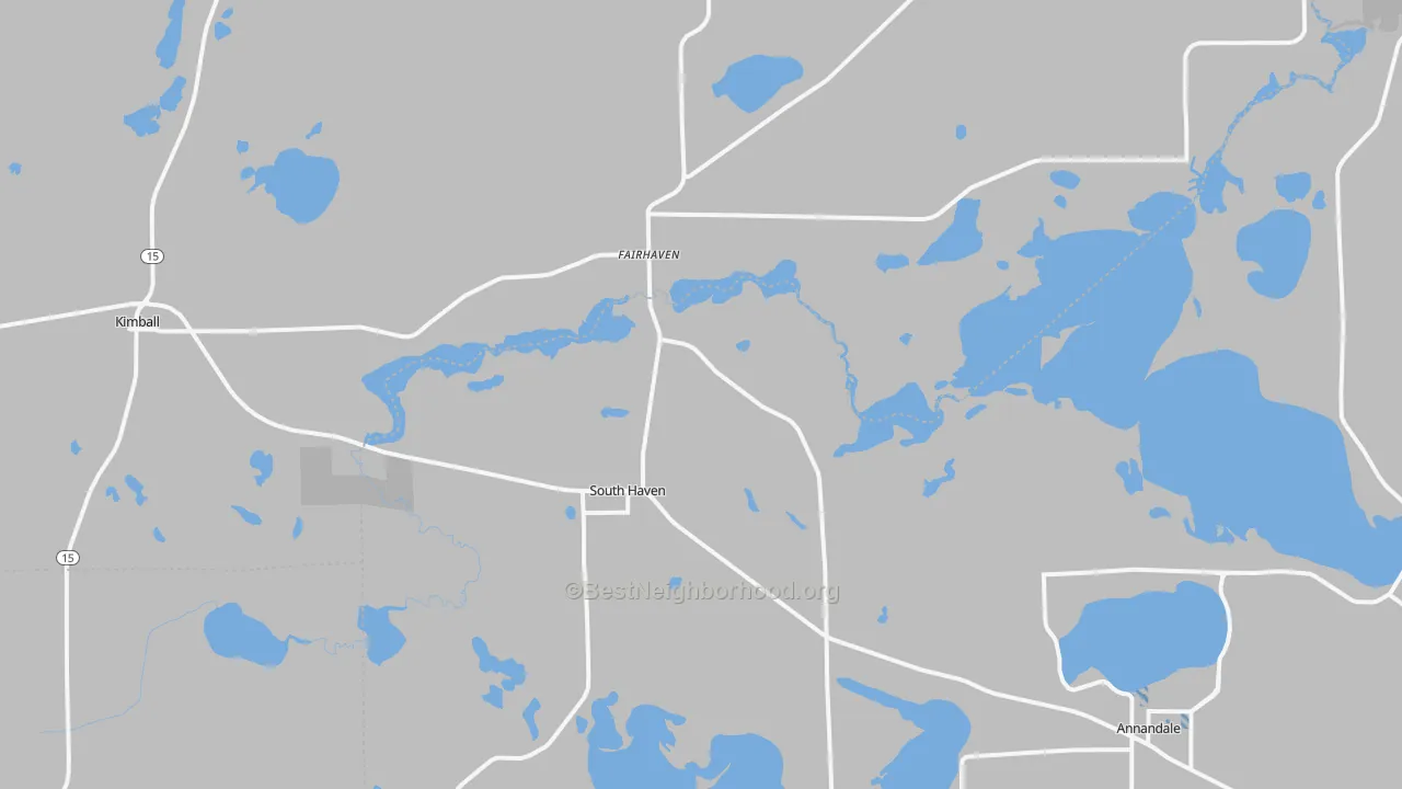 Transit Grade map of 55382, MN