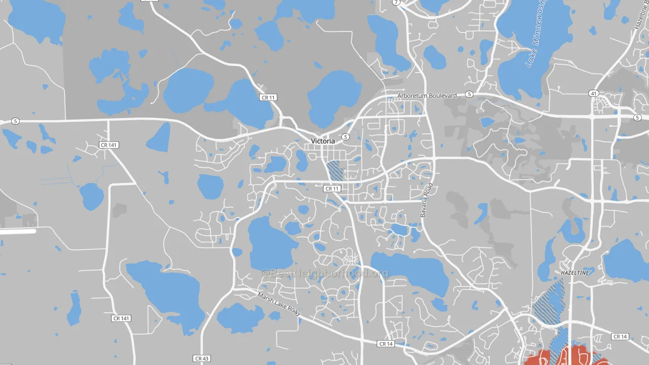 Transit Grade map of 55386, MN