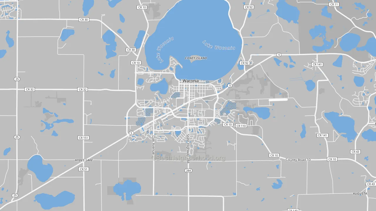 Transit Grade map of 55387, MN