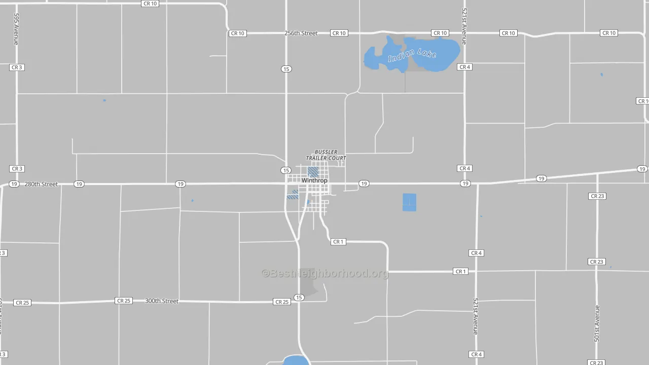 Transit Grade map of 55396, MN