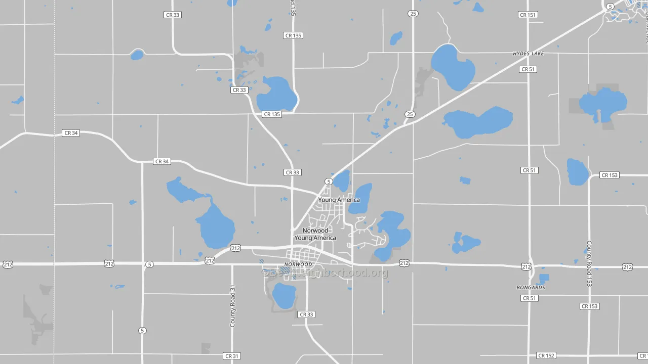 Transit Grade map of 55397, MN