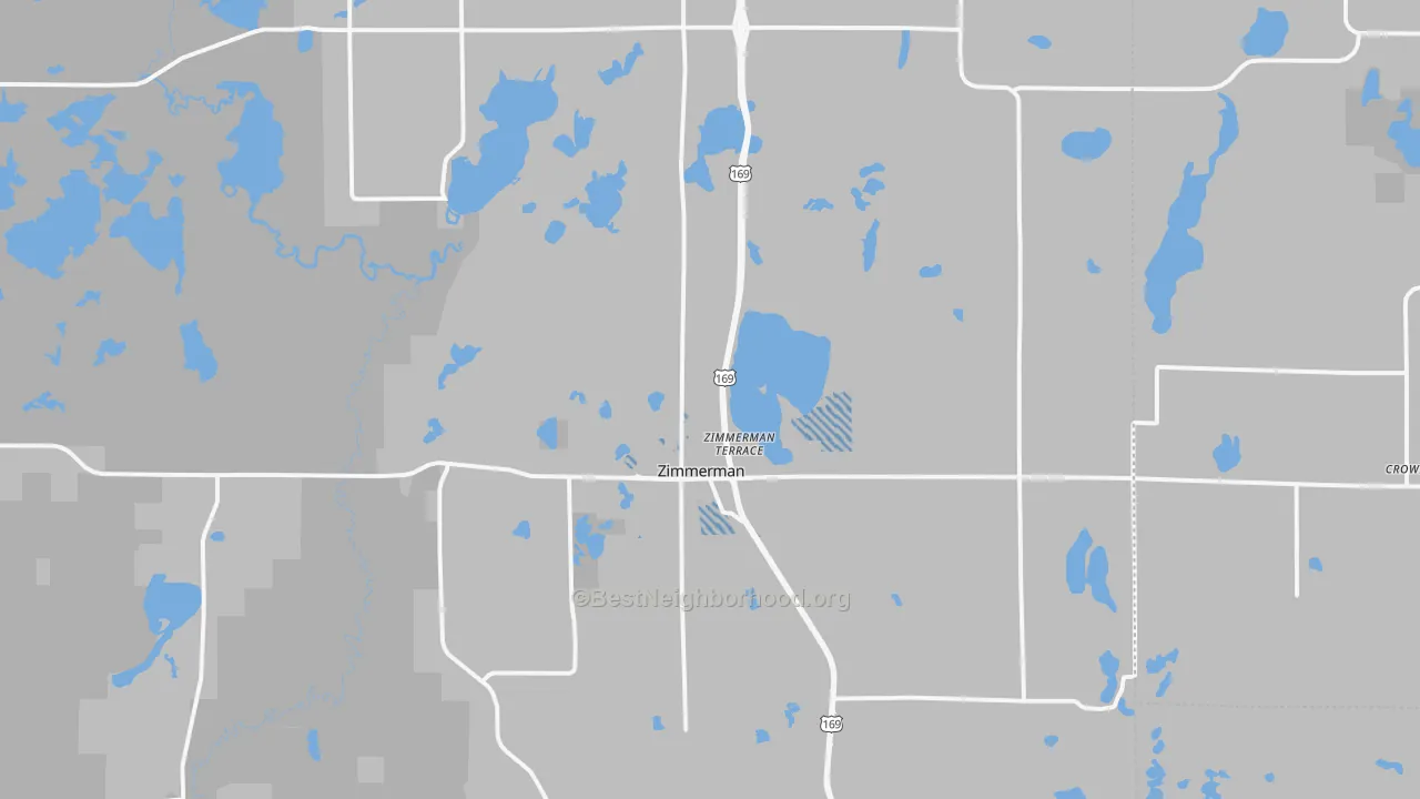 Transit Grade map of 55398, MN