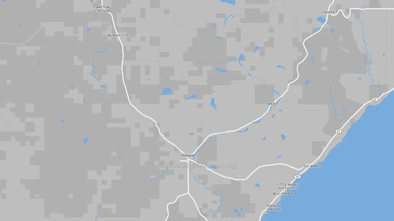 Transit Grade map of 55603, MN
