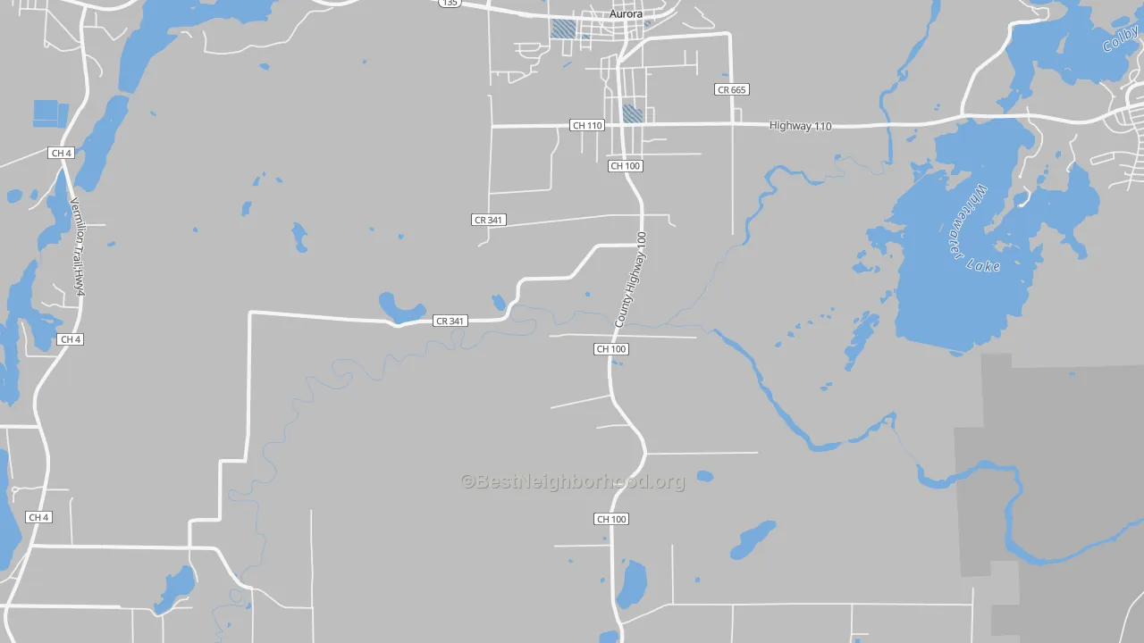 Transit Grade map of 55705, MN