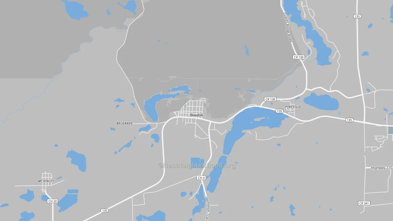 Transit Grade map of 55708, MN