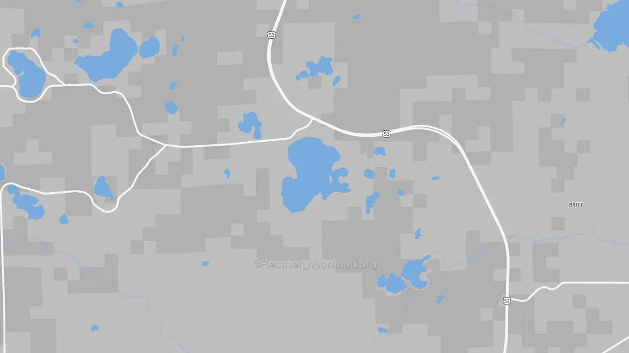 Transit Grade map of 55710, MN