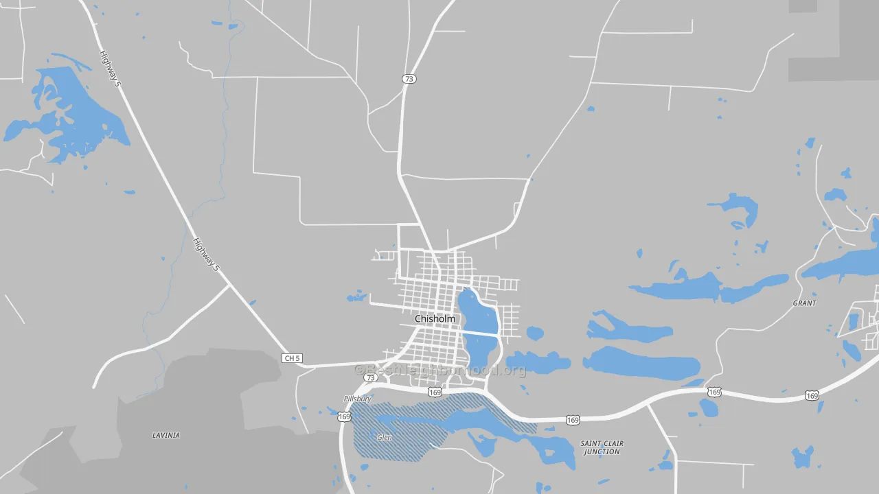 Transit Grade map of 55719, MN