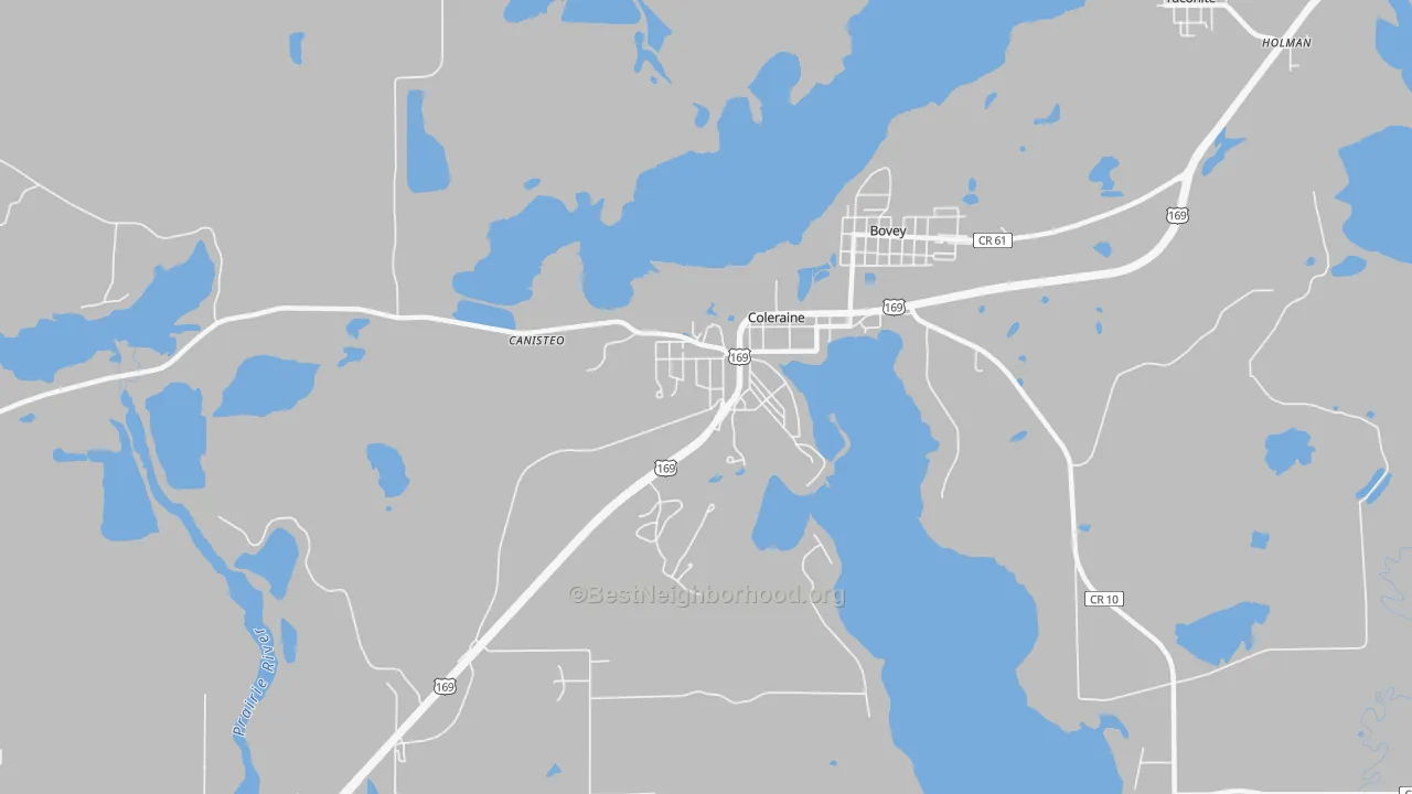 Transit Grade map of 55722, MN