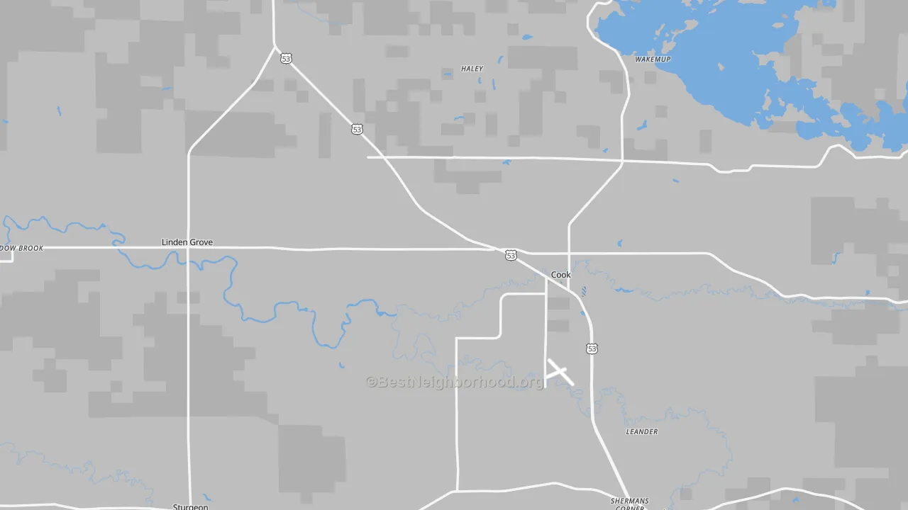 Transit Grade map of 55723, MN