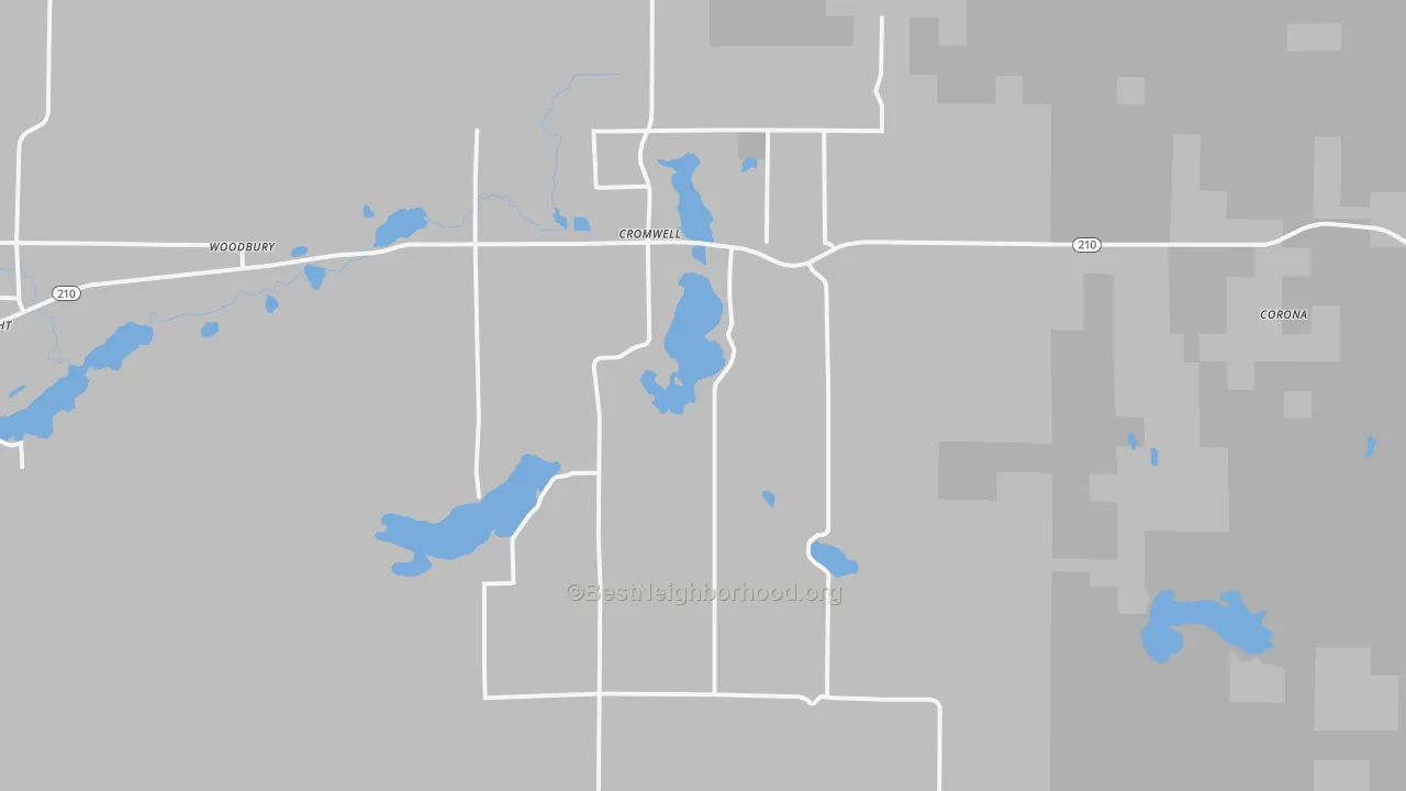Transit Grade map of 55726, MN