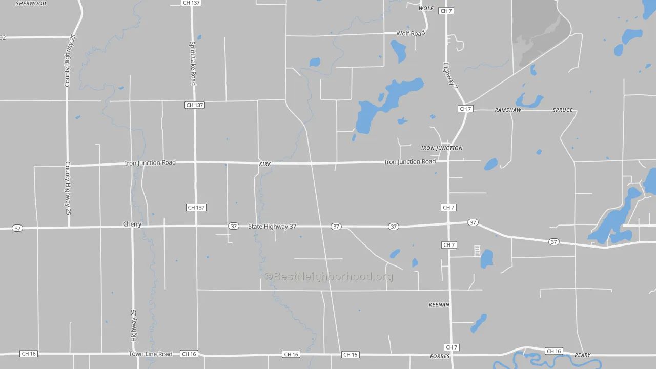 Transit Grade map of 55751, MN