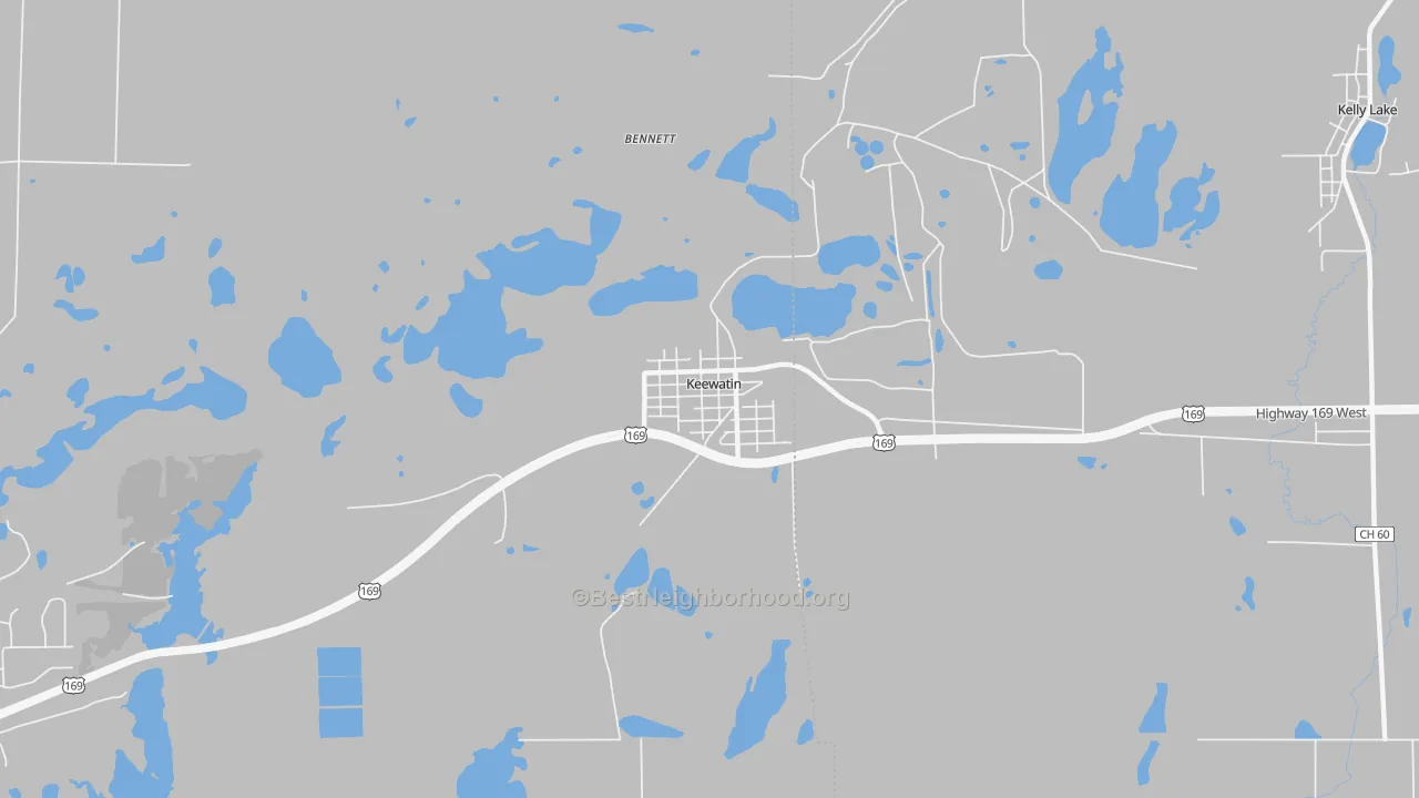 Transit Grade map of 55753, MN