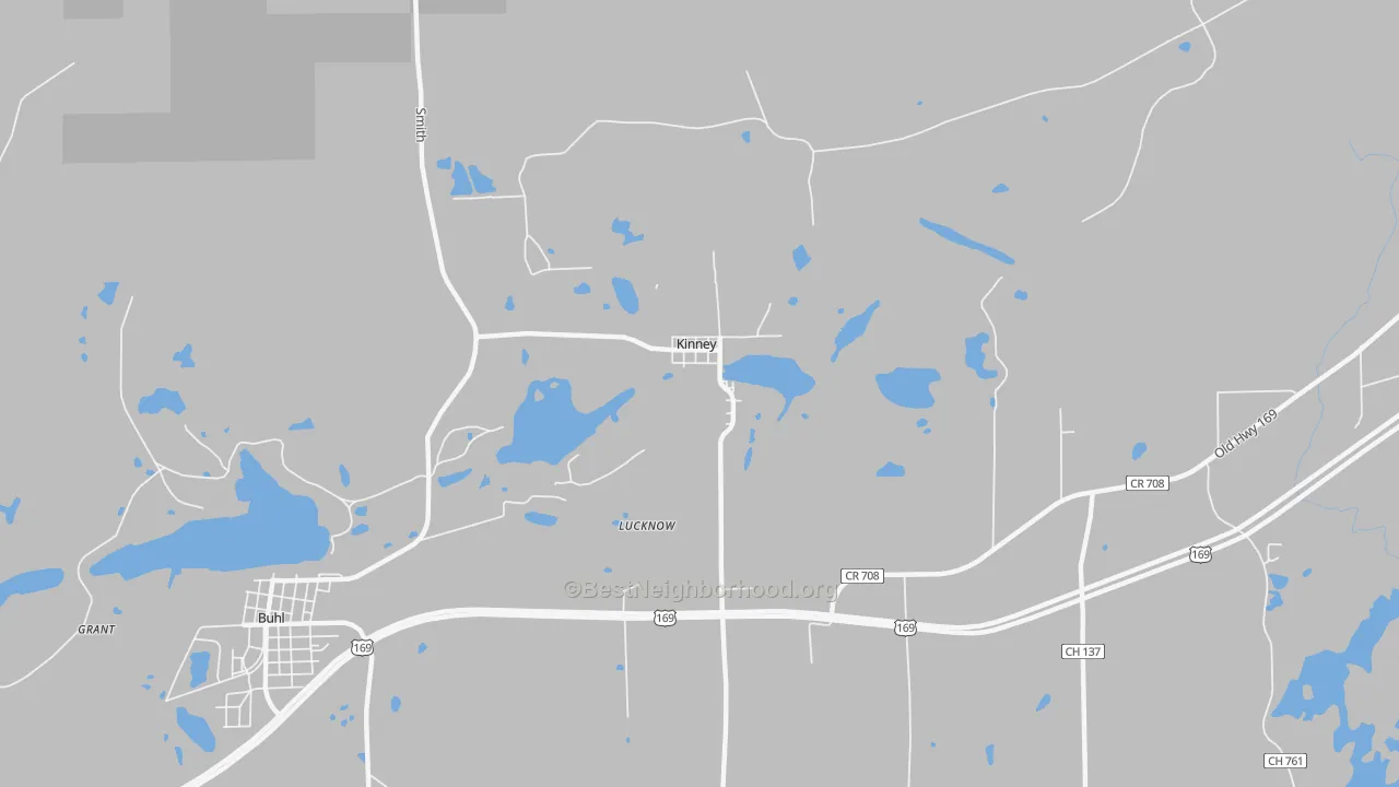 Transit Grade map of 55758, MN