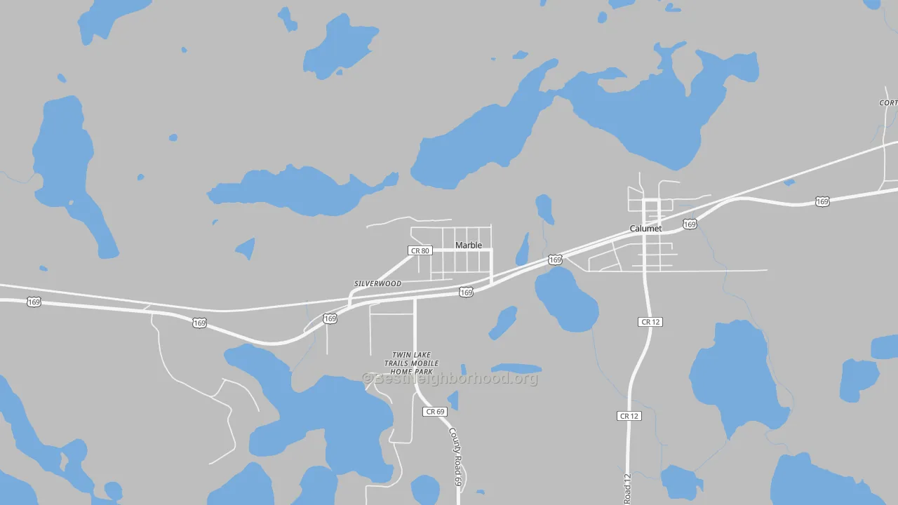Transit Grade map of 55764, MN