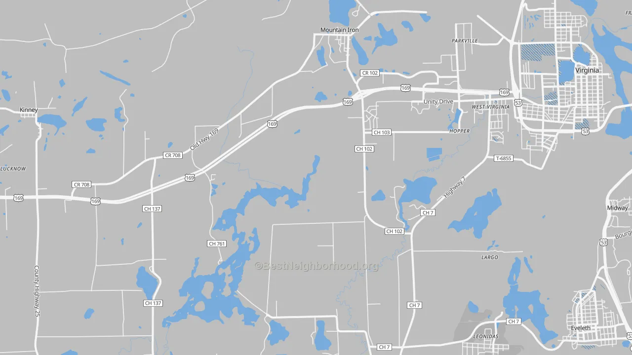 Transit Grade map of 55768, MN