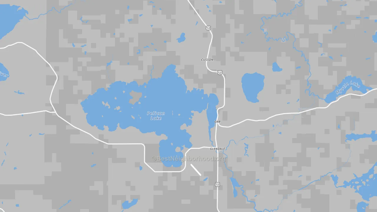 Transit Grade map of 55771, MN
