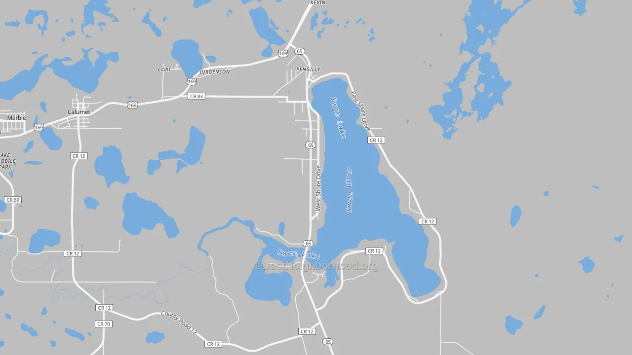 Transit Grade map of 55775, MN