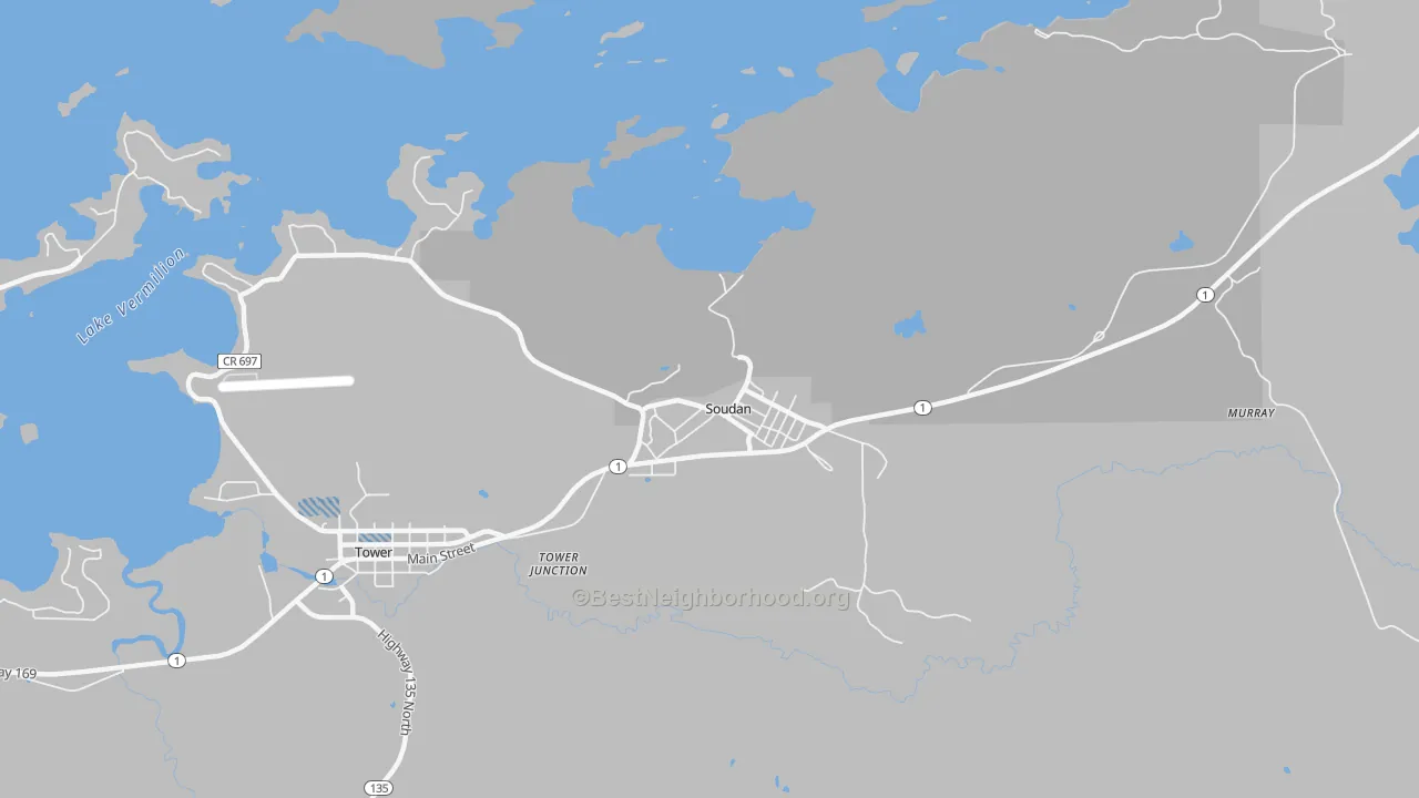 Transit Grade map of 55782, MN