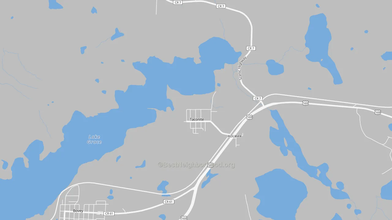 Transit Grade map of 55786, MN