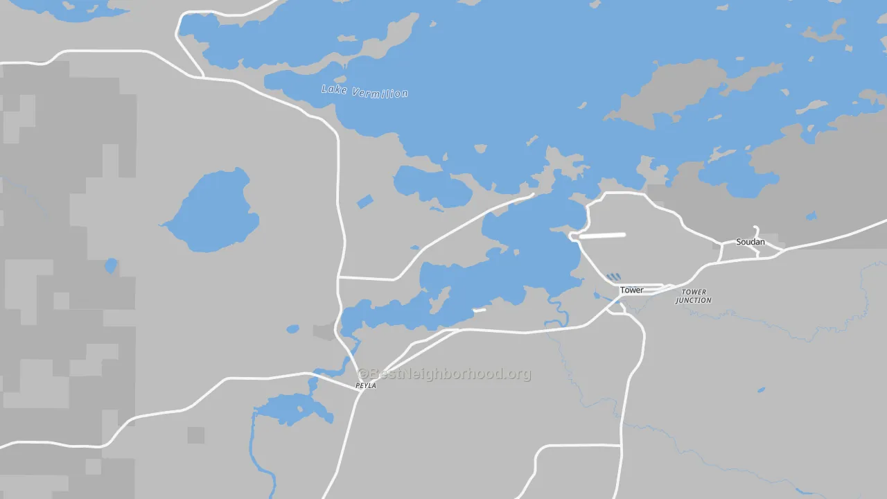 Transit Grade map of 55790, MN