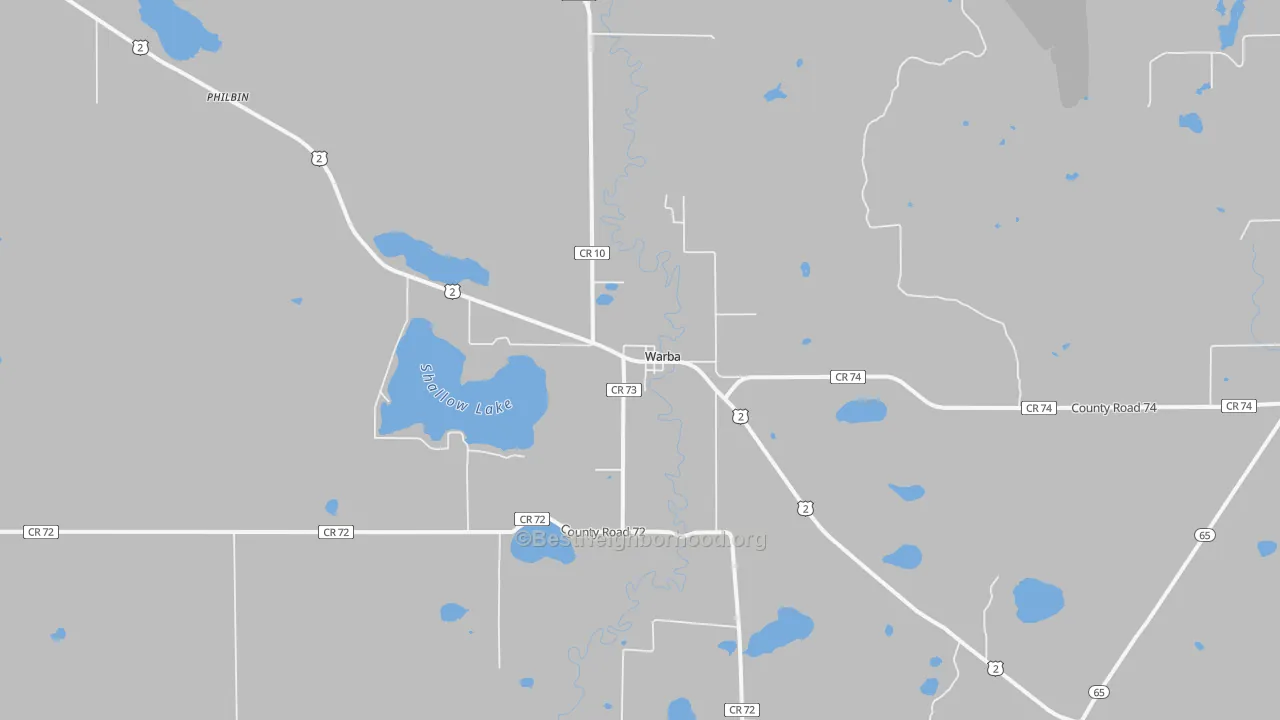 Transit Grade map of 55793, MN