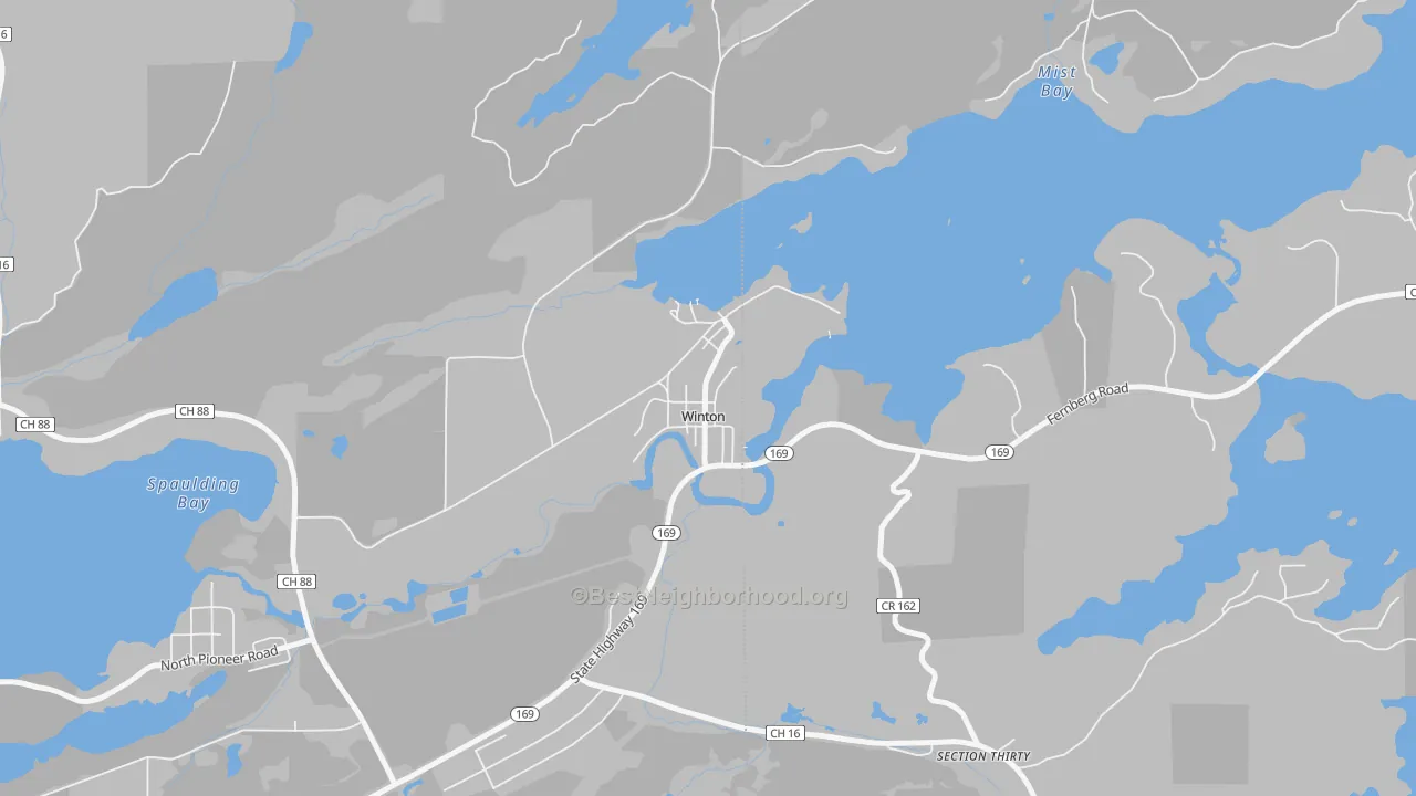 Transit Grade map of 55796, MN