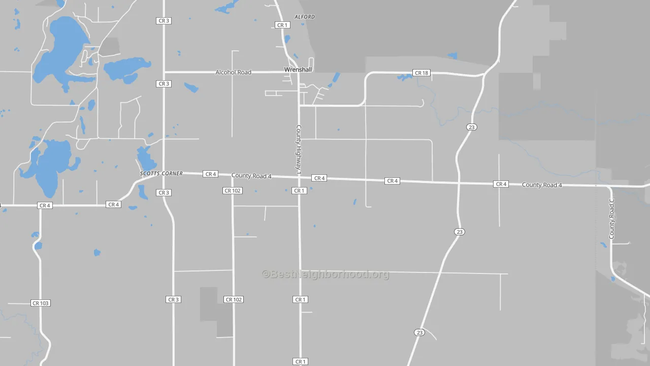 Transit Grade map of 55797, MN