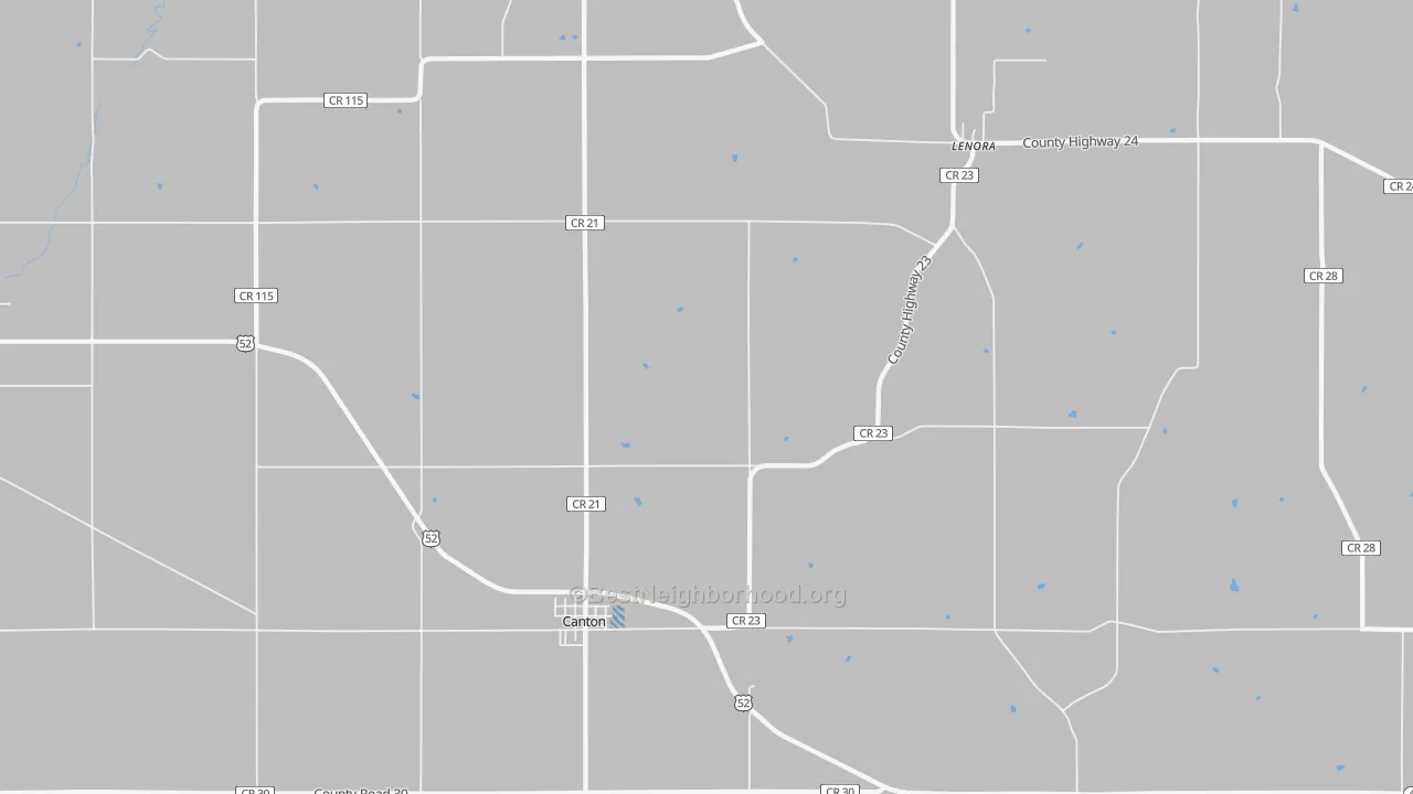 Transit Grade map of 55922, MN