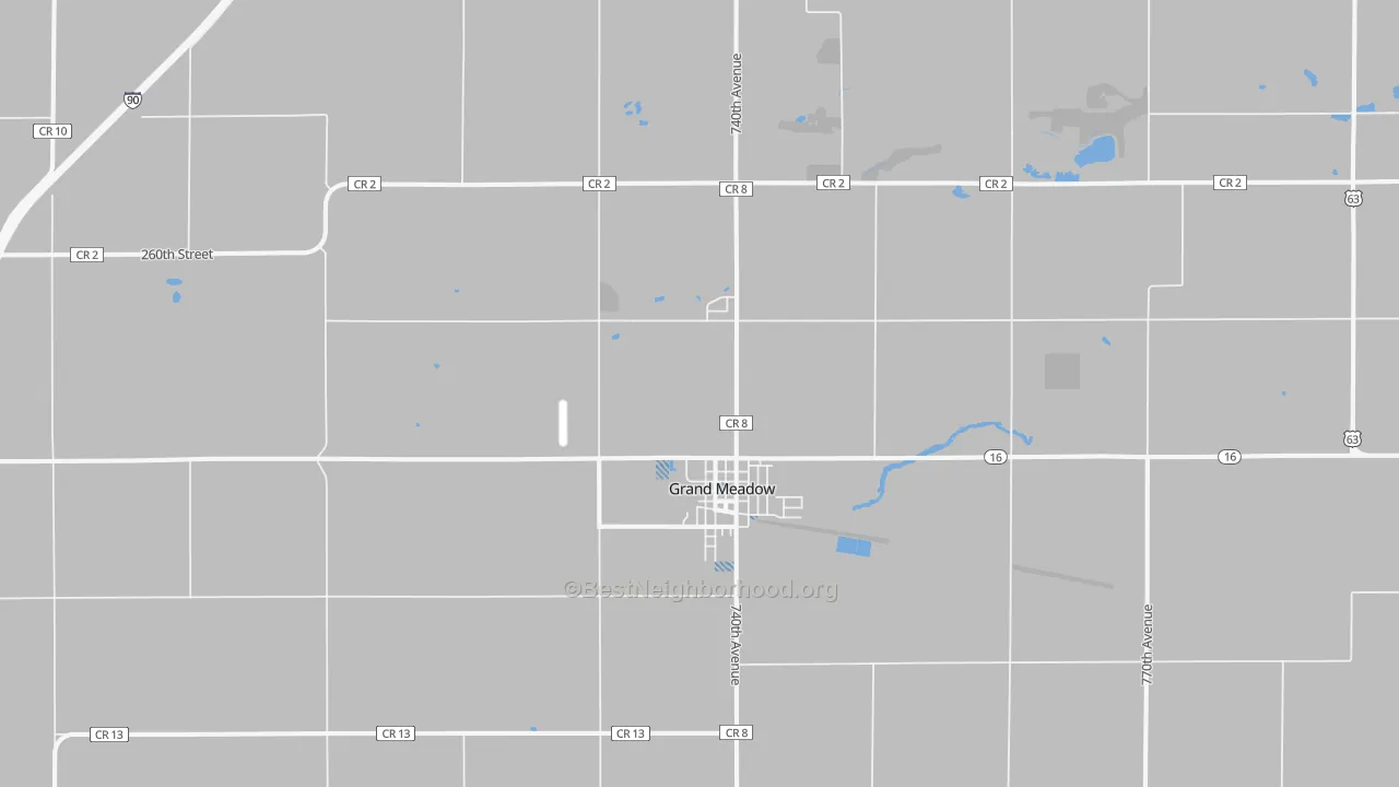 Transit Grade map of 55936, MN