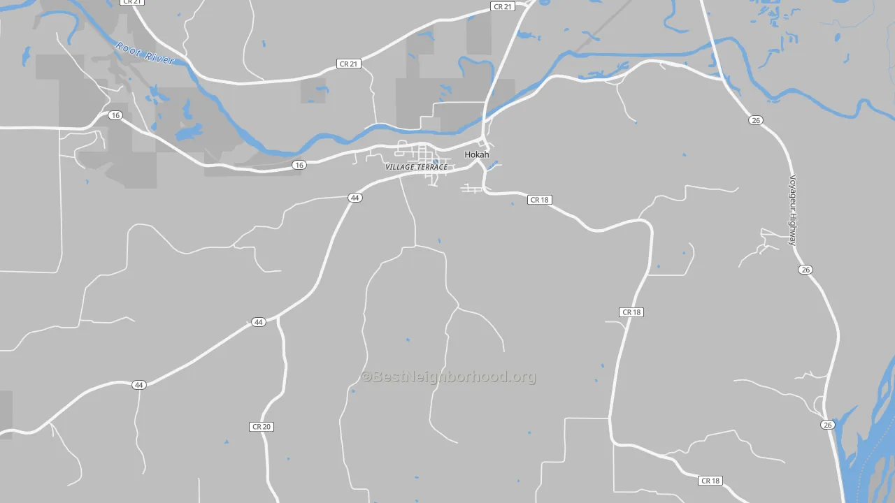 Transit Grade map of 55941, MN