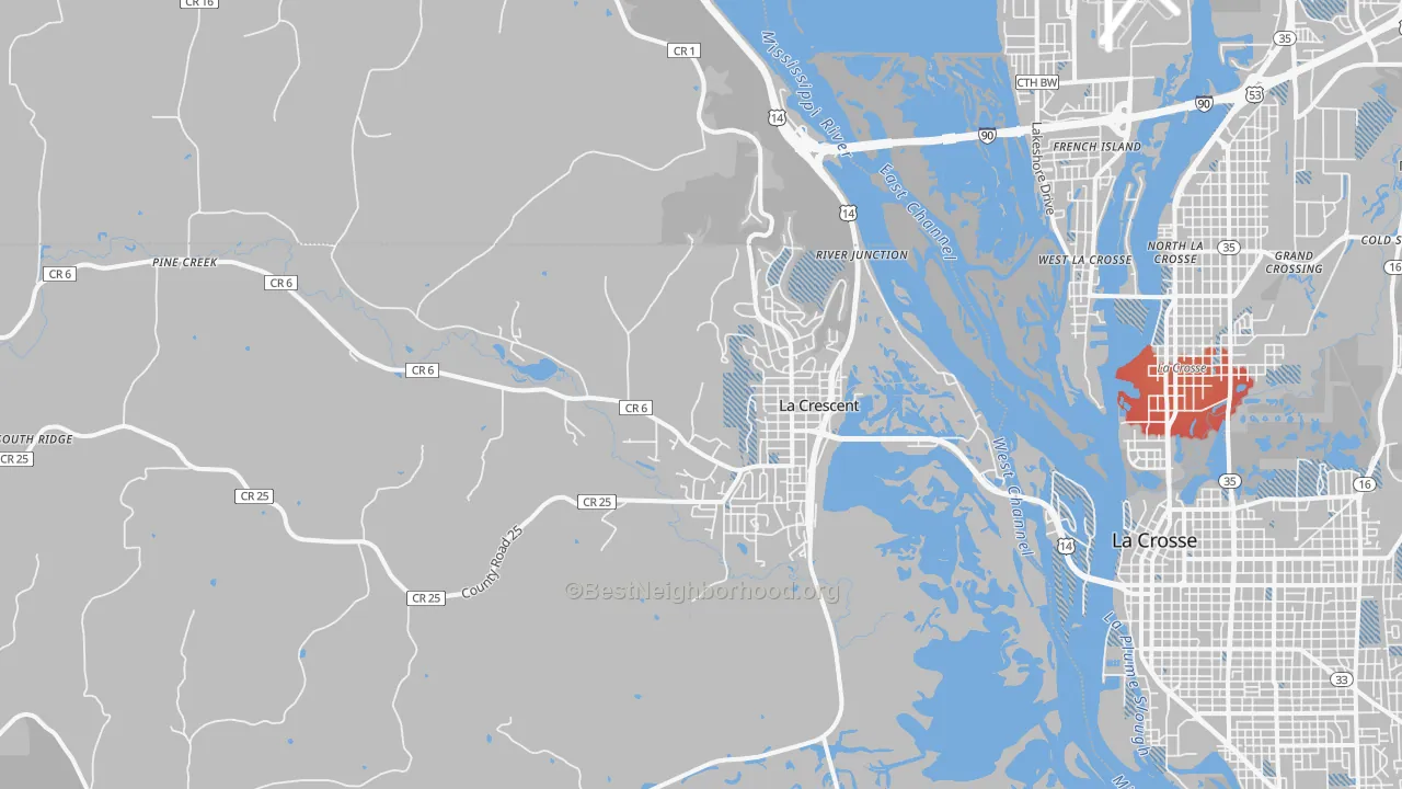 Transit Grade map of 55947, MN