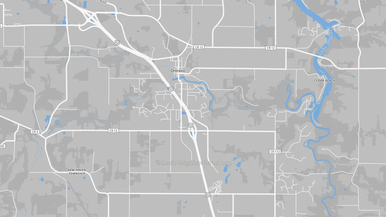 Transit Grade map of 55960, MN