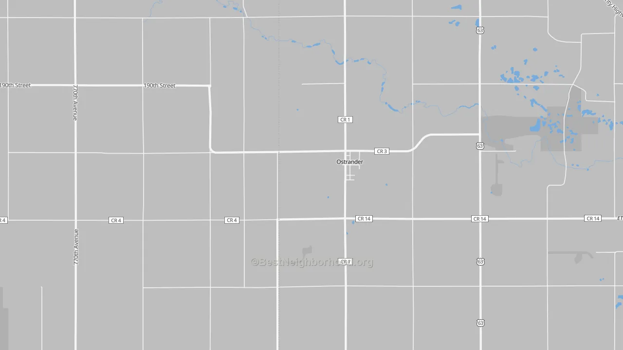 Transit Grade map of 55961, MN