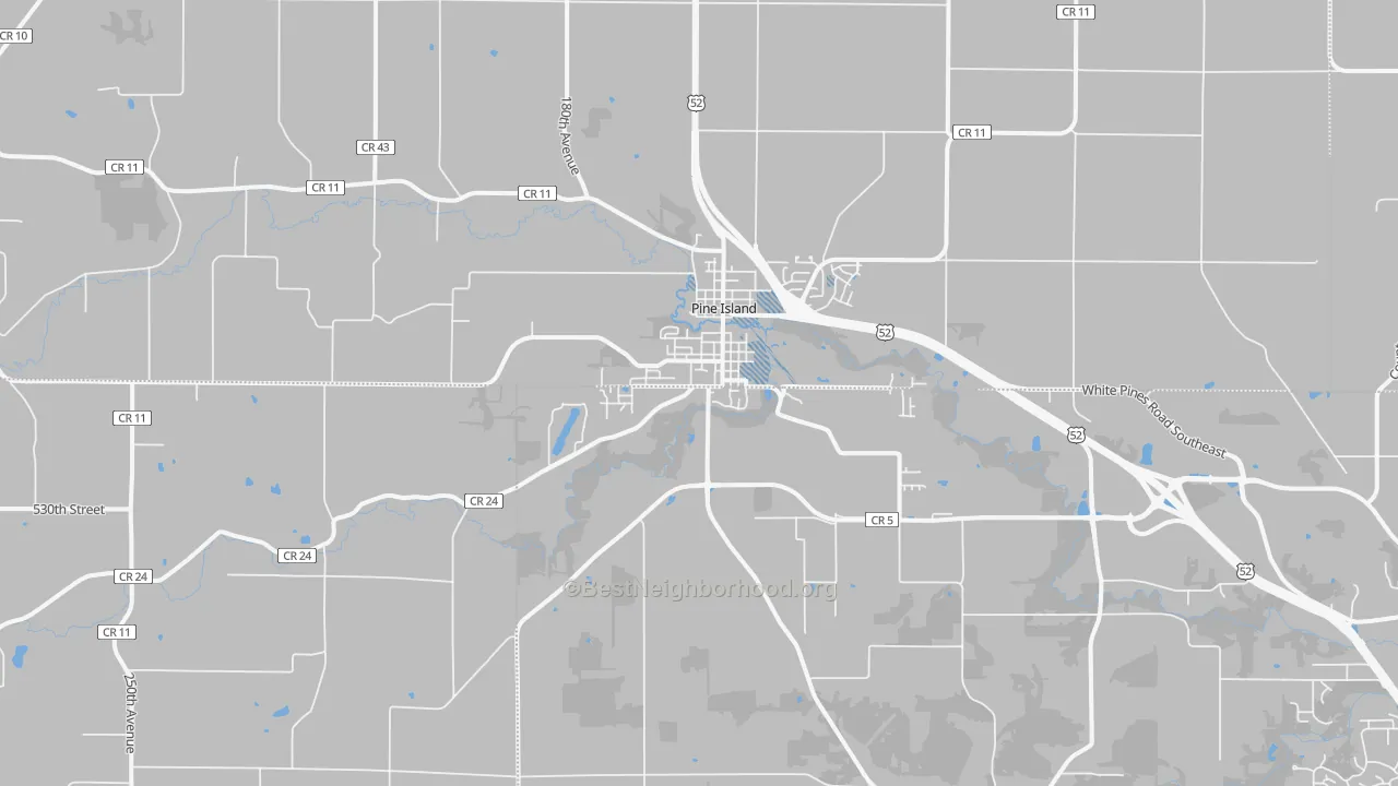 Transit Grade map of 55963, MN