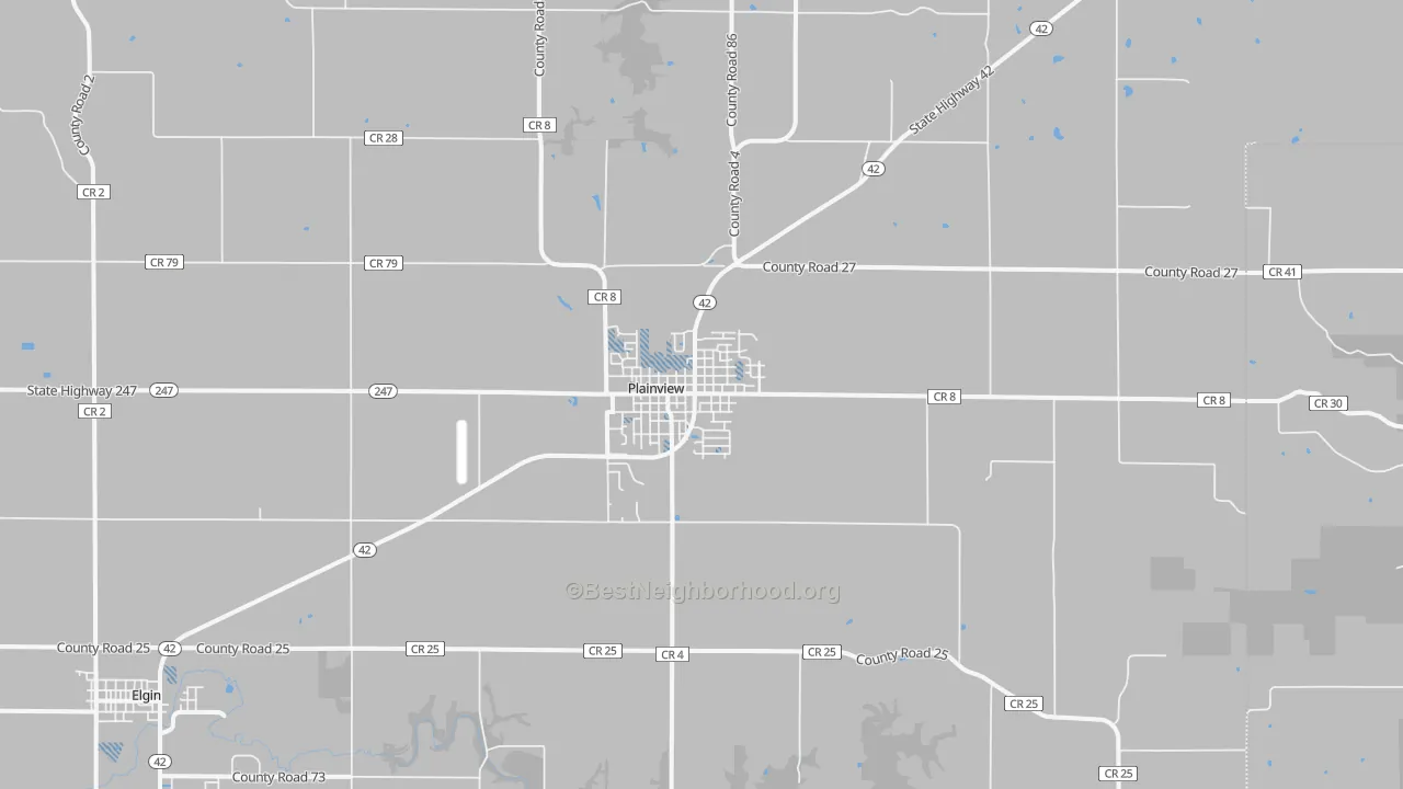 Transit Grade map of 55964, MN