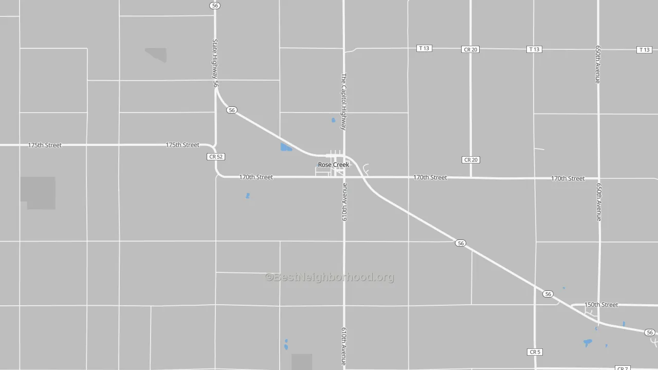 Transit Grade map of 55970, MN