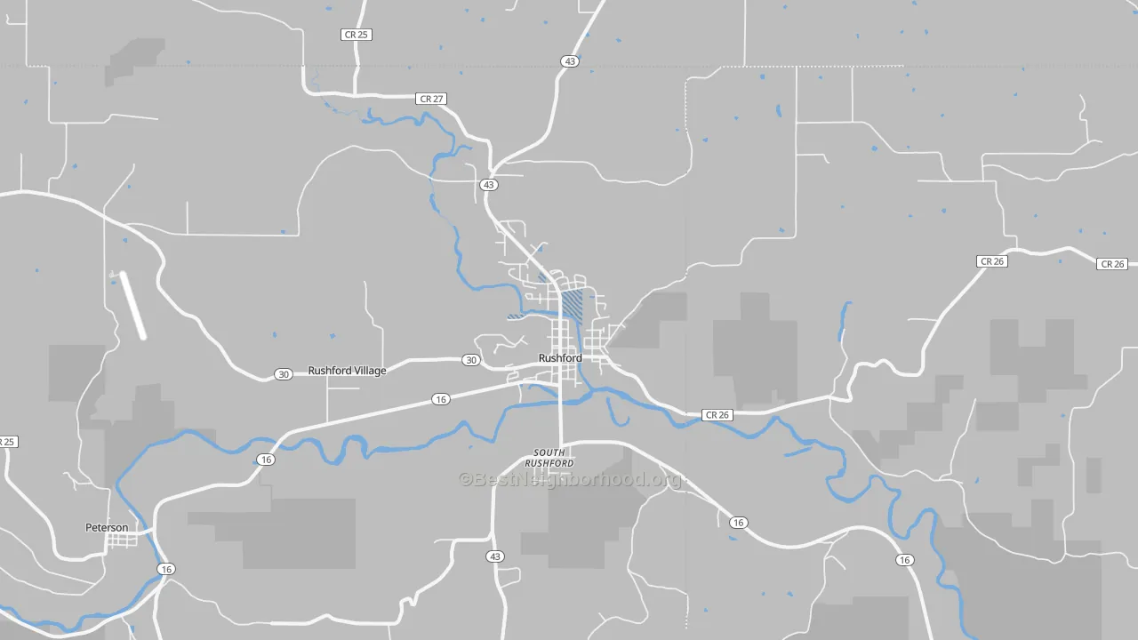 Transit Grade map of 55971, MN